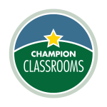 May contain a logo for Champion Classrooms.
